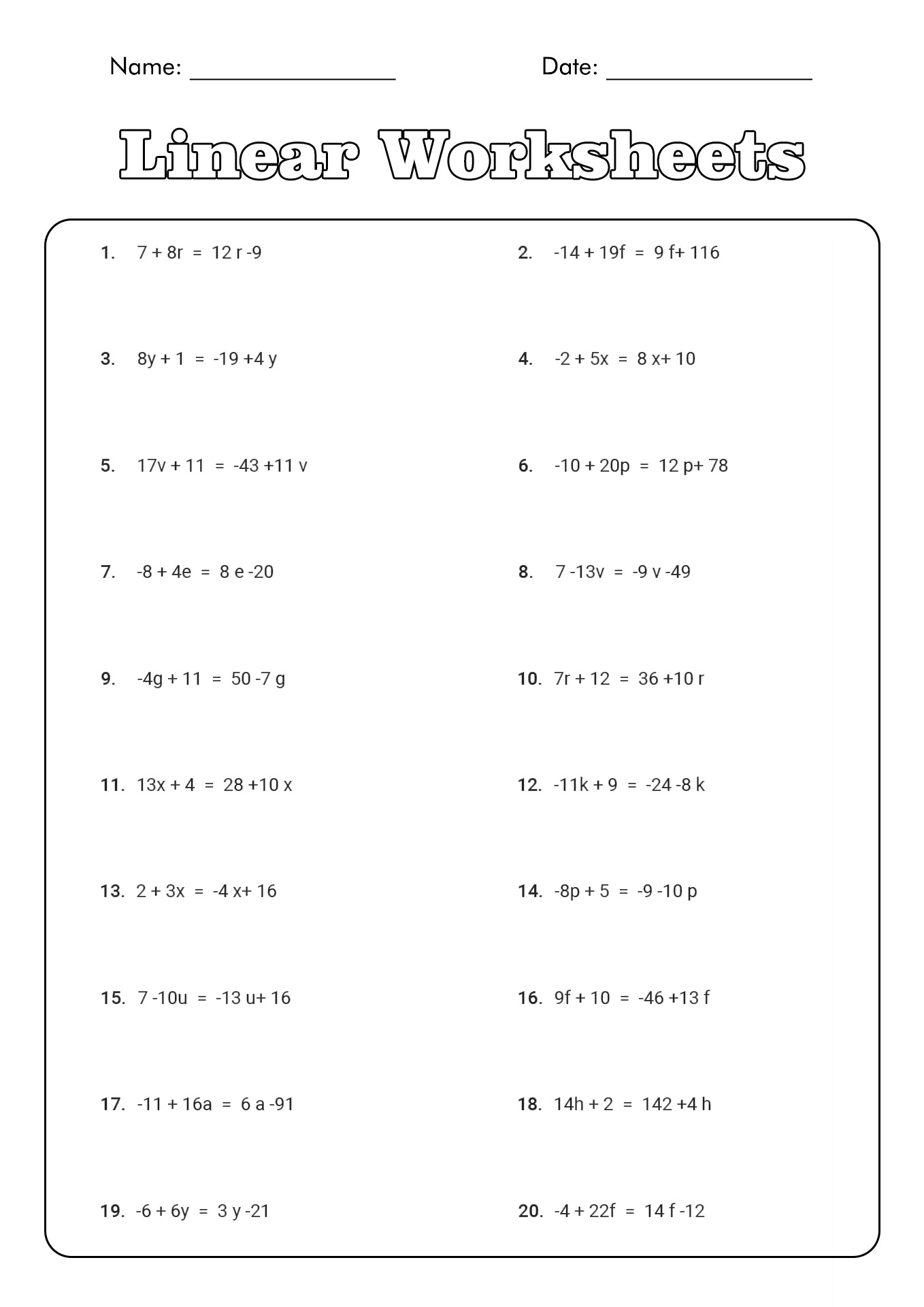 12 Best Images of Hard Math Equations Worksheets - 5th ...