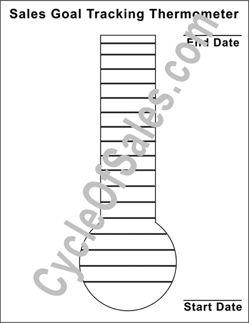 Thermometer Goal Coloring Page Image