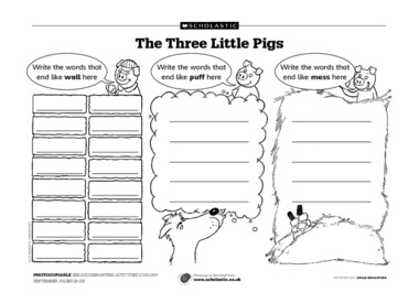 Three Little Pigs Activities Image