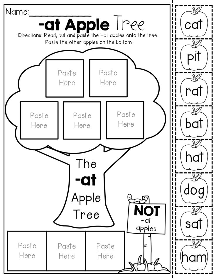 15 Best Images of At Word Families Worksheets - Free ...