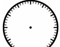 Clock Faces without Hands Worksheets