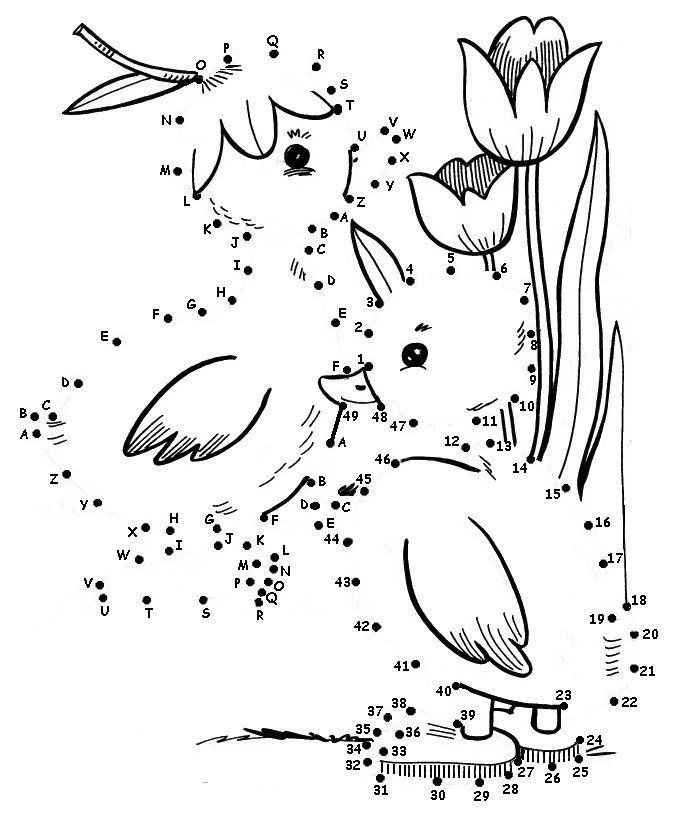 Dot to Dot Coloring Pages for First Grade Image
