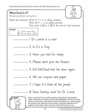 Free 2nd Grade English Worksheets Image