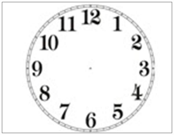 Free Printable Blank Clock Face
