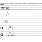 Letter Formation Practice Sheets Image
