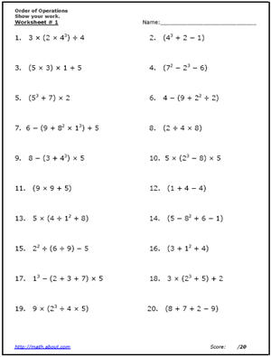 10th Grade Fraction Worksheets
