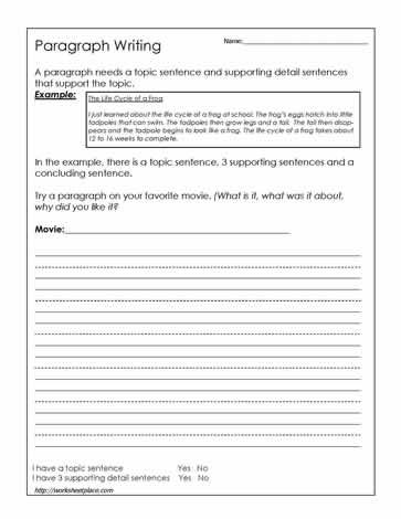19 Best Images of Building A Paragraph Worksheet - Paragraph Graphic ...
