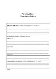 Persuasive Essay Writing Worksheets Image