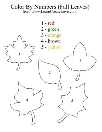 Preschool Worksheets Free Printable Fall Leaves