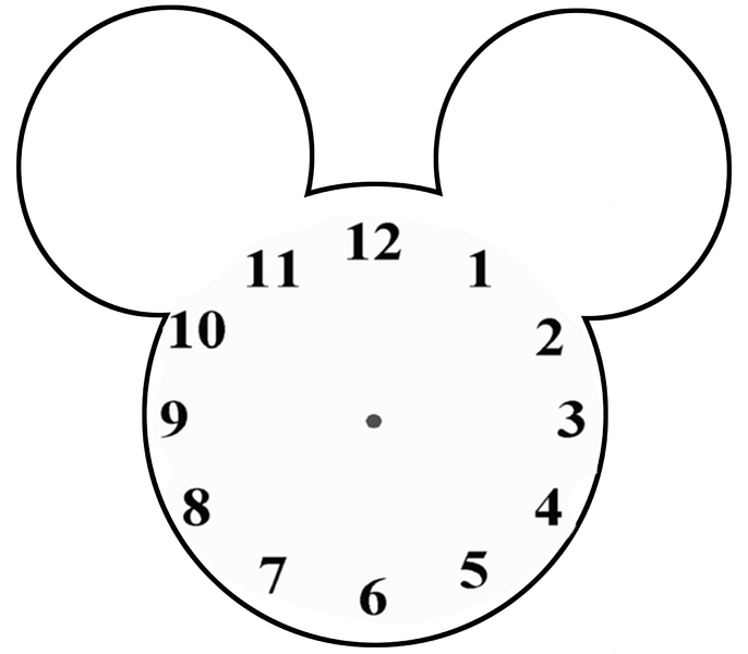 Printable Clock Face without Hands