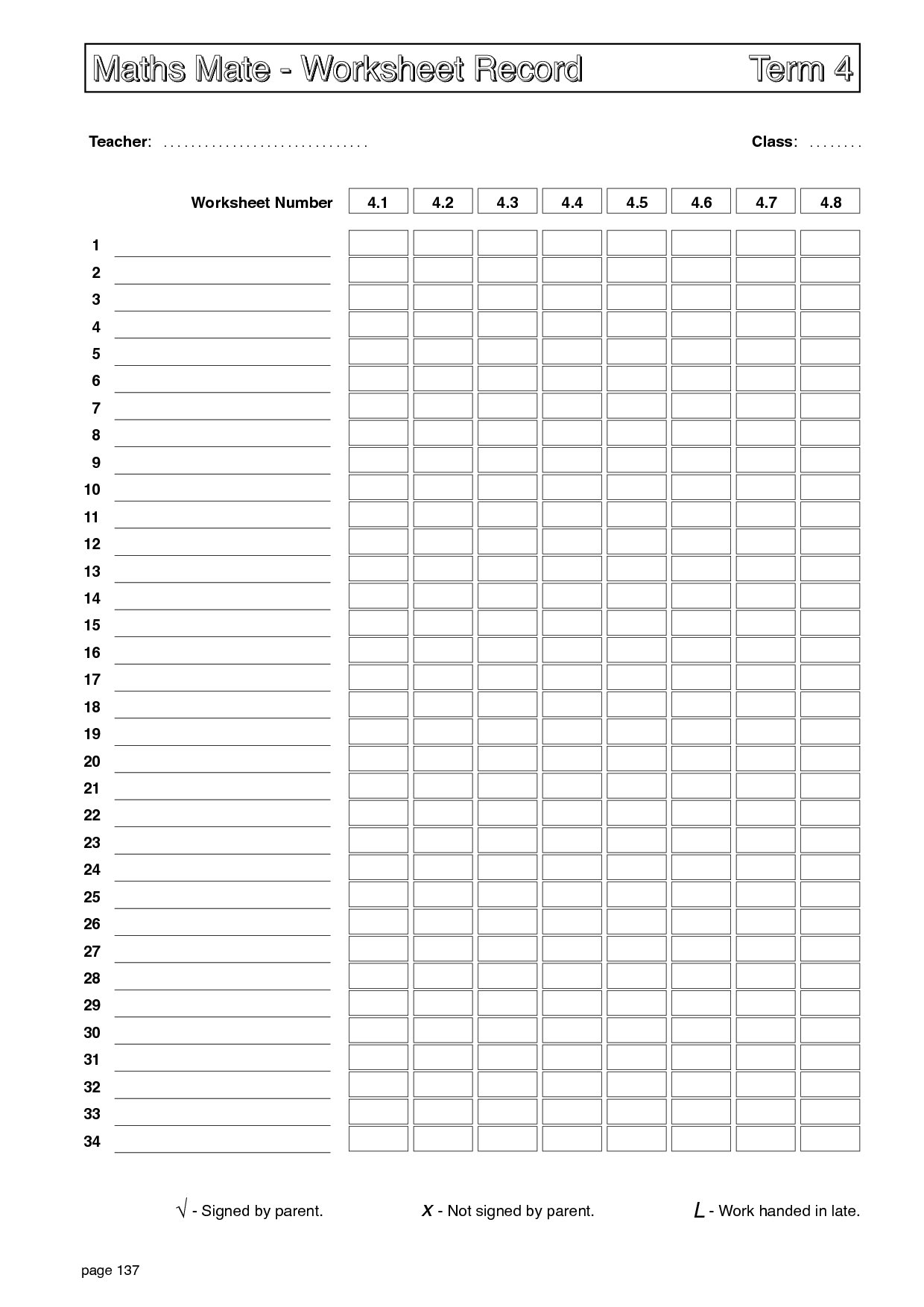 Worksheets For Teachers Free Printable