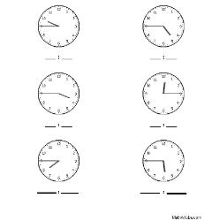 Telling Time Quarter Hour Image