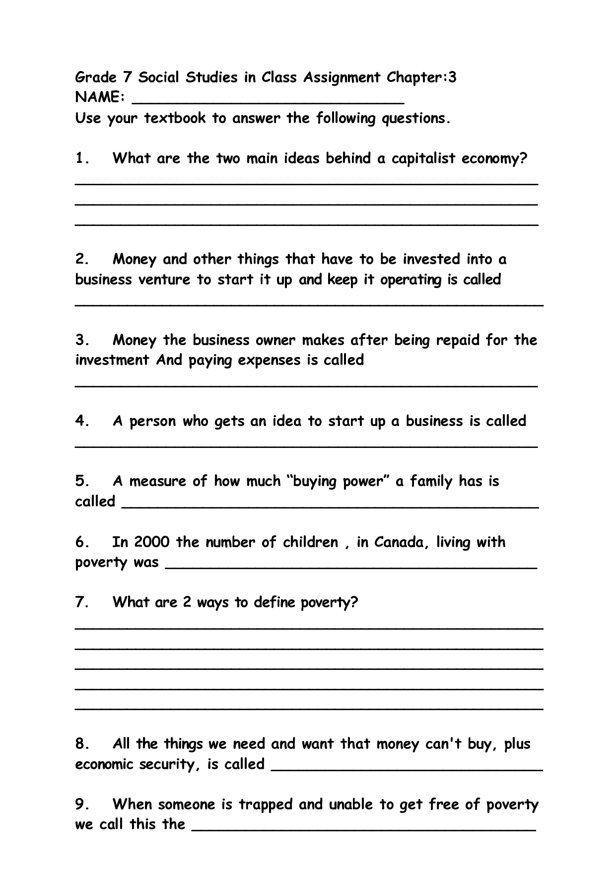 17 Best Images of 8 Grade Social Studies Worksheets - Free ...