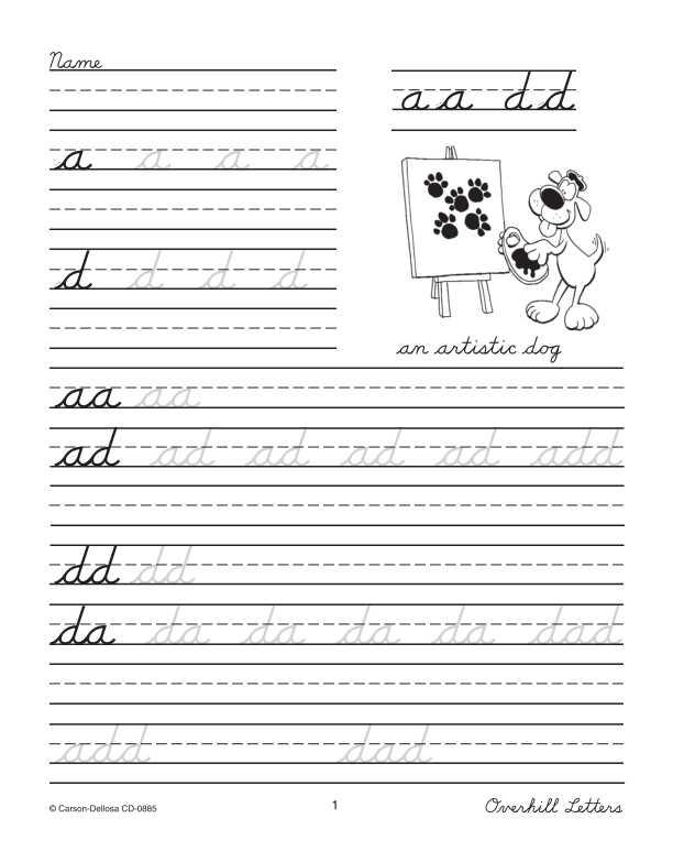 3rd Grade Cursive Writing Exercises