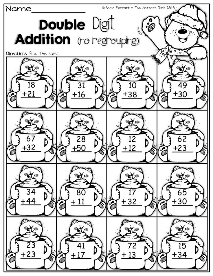 Double-Digit Addition No Regrouping Image