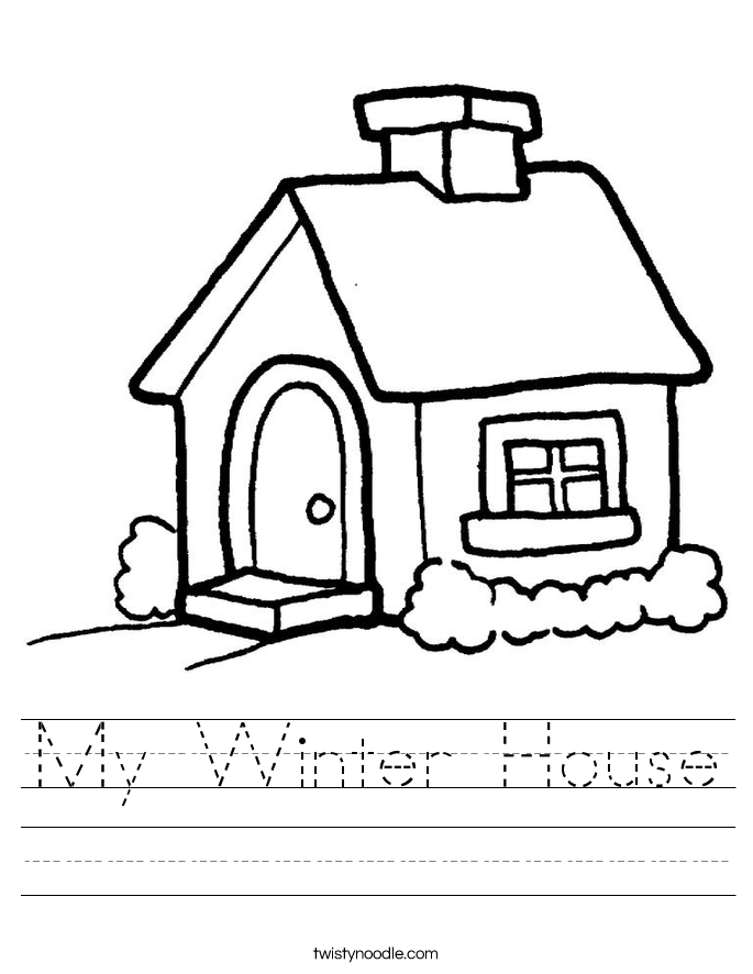 Home Coloring Pages Image