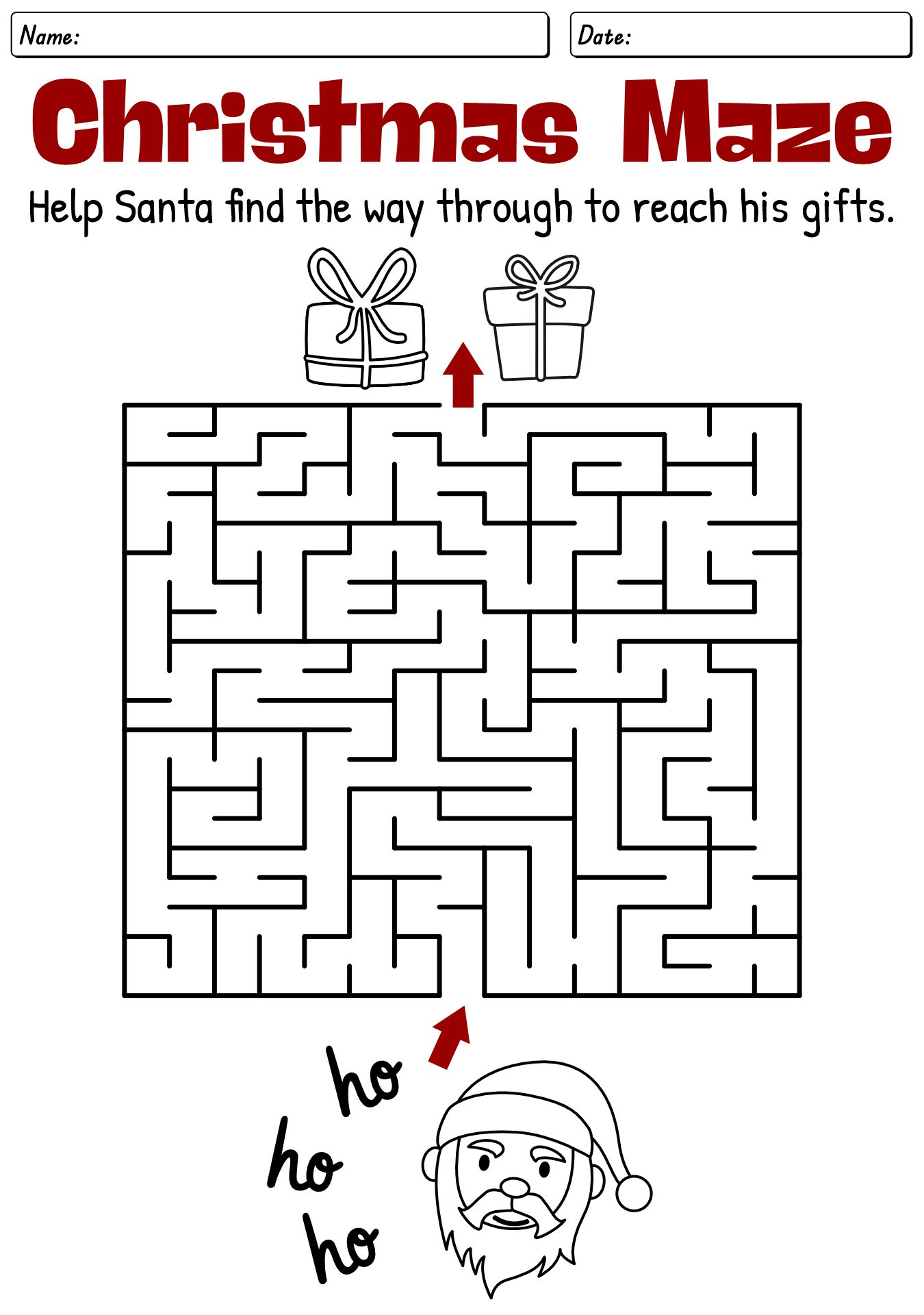 Fun Christmas Brain Teasers for Students