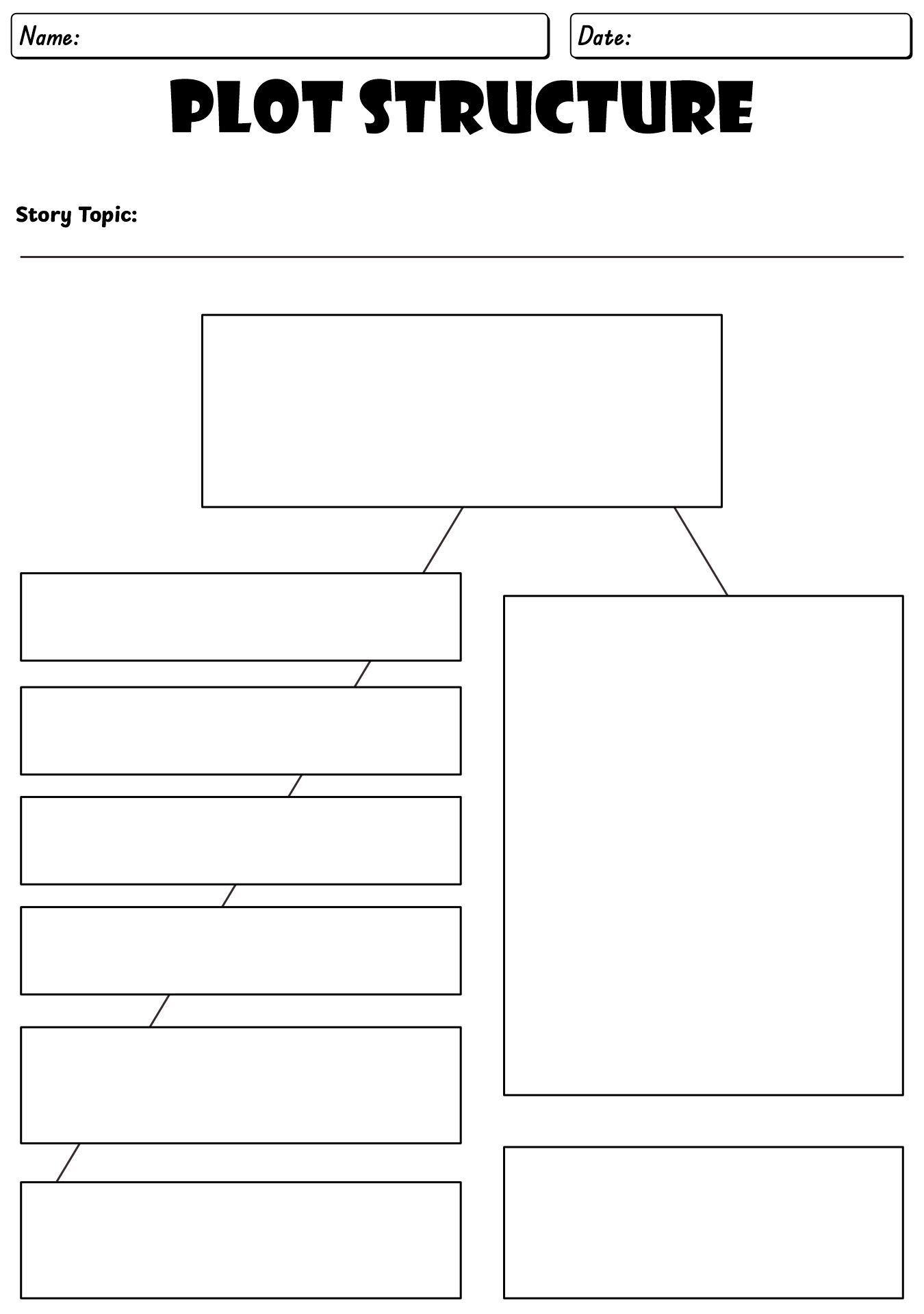 Short Story Plot Structure Worksheet