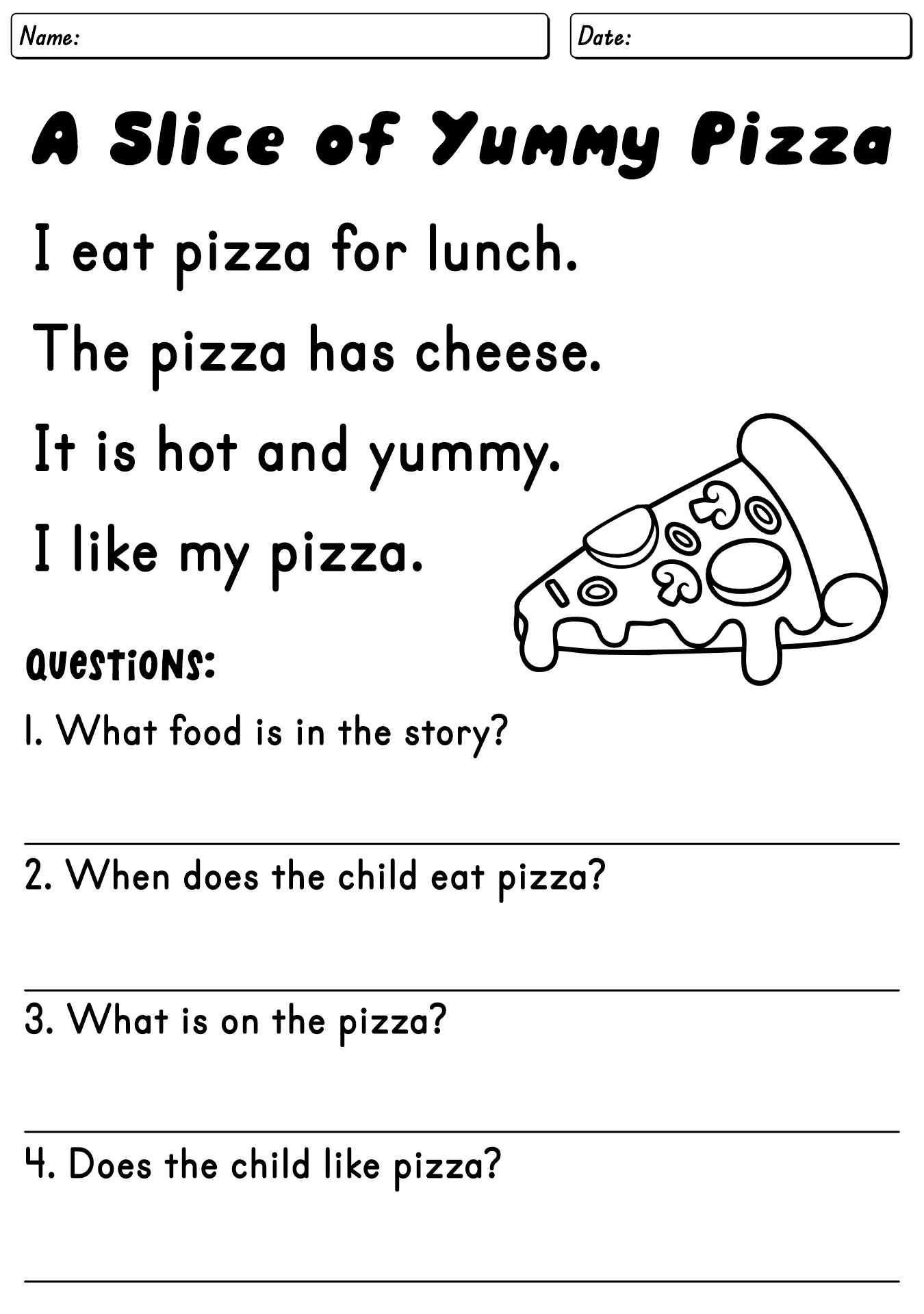 Beginner Reading Worksheets For First Graders