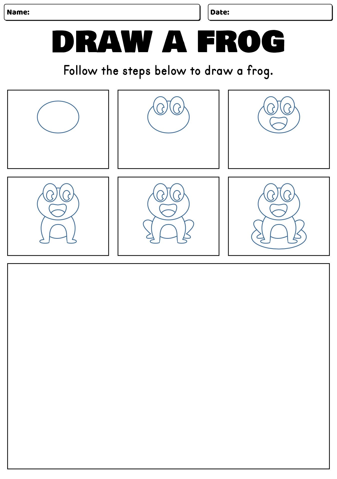 Learning To Draw Printable Worksheets