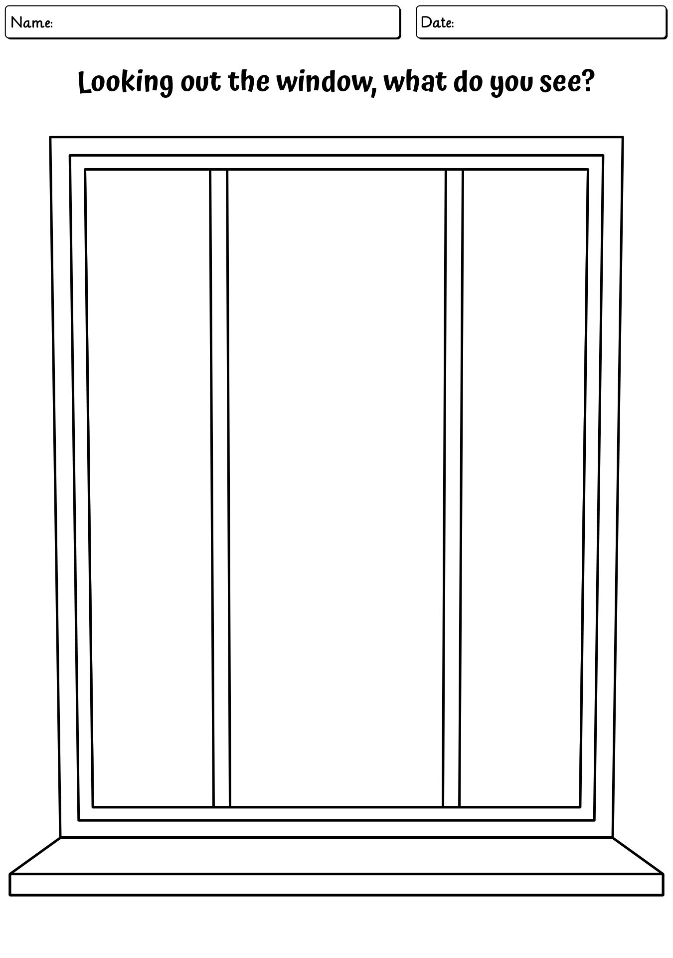 Picture Drawing Prompt Worksheets