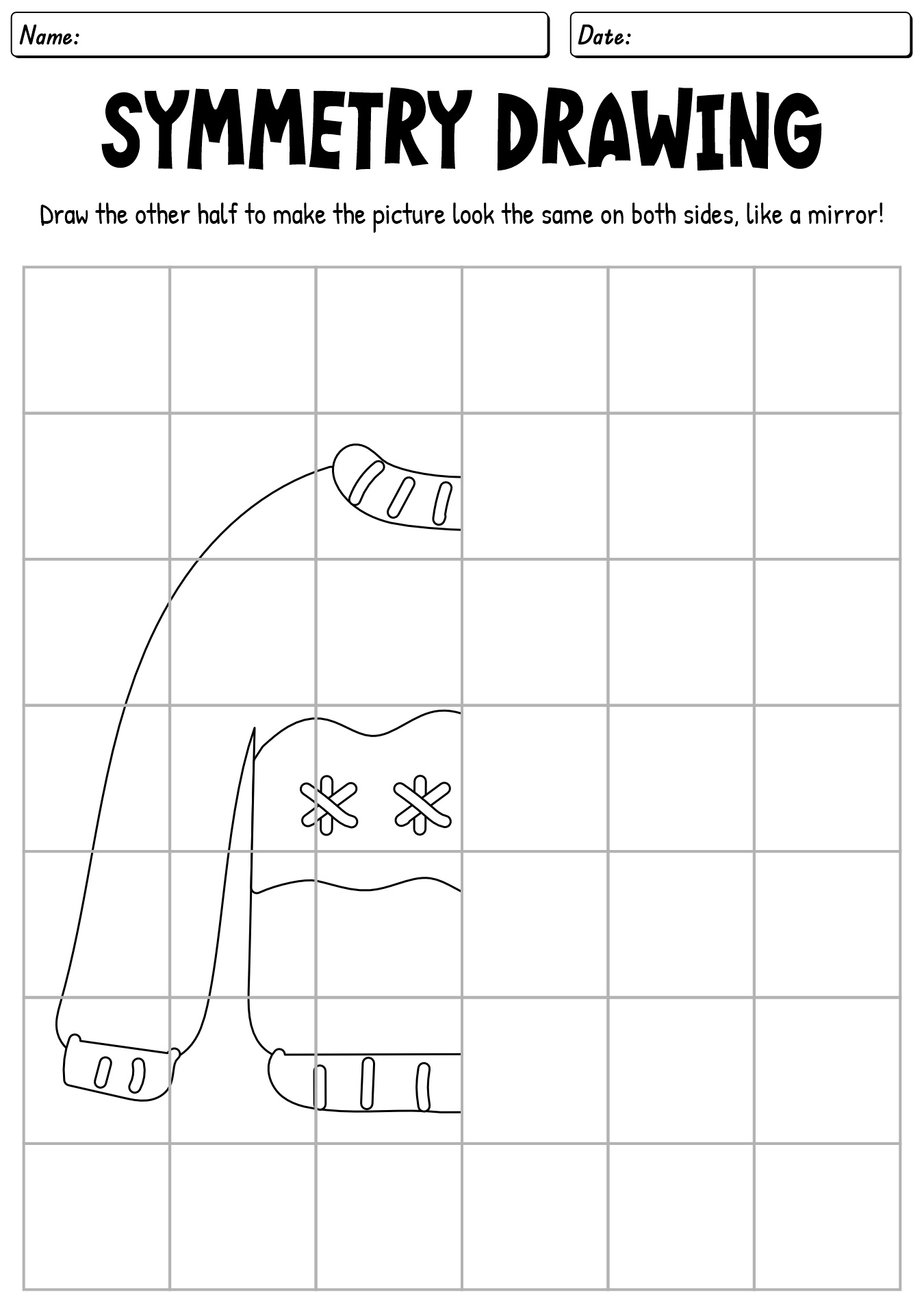 Preschool Drawing Printable Worksheets