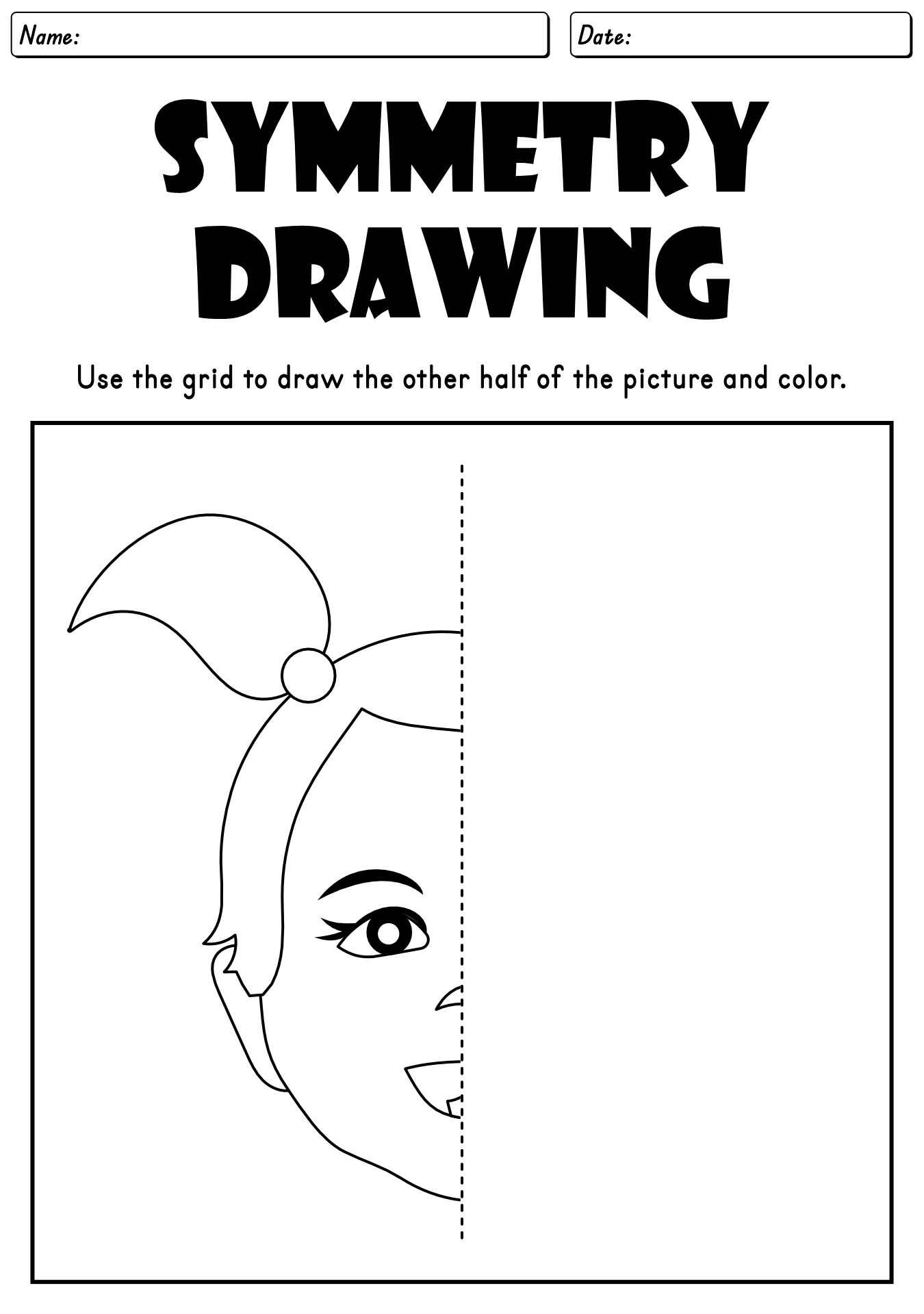 Printable Beginner Artist Exercise Pages