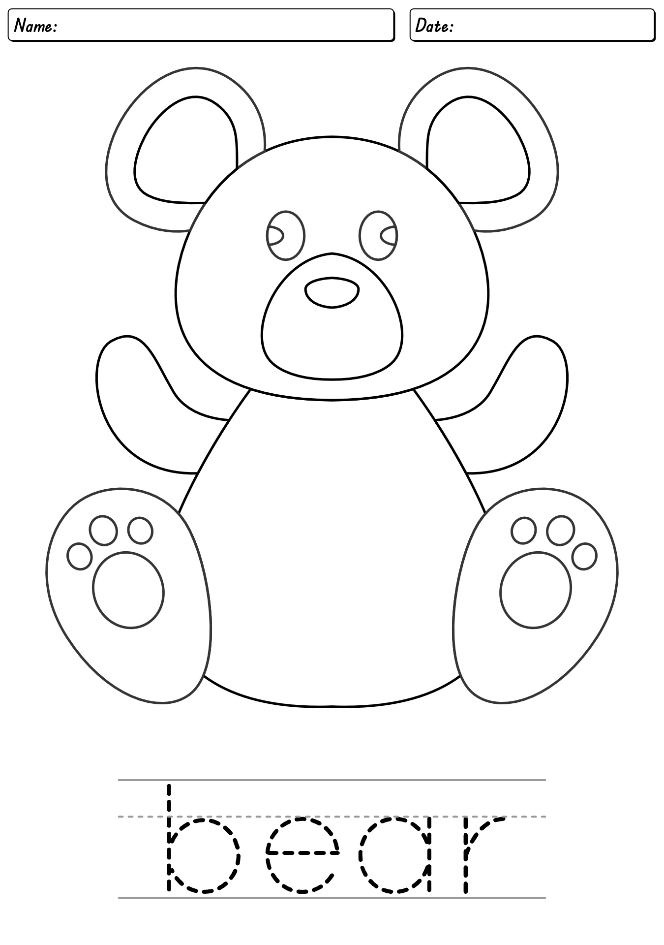 Printable Drawing Worksheets For Children