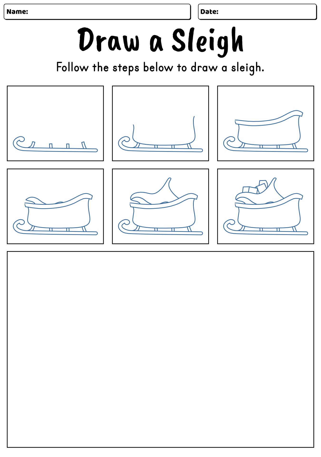 Printable Sketching Practice Sheets