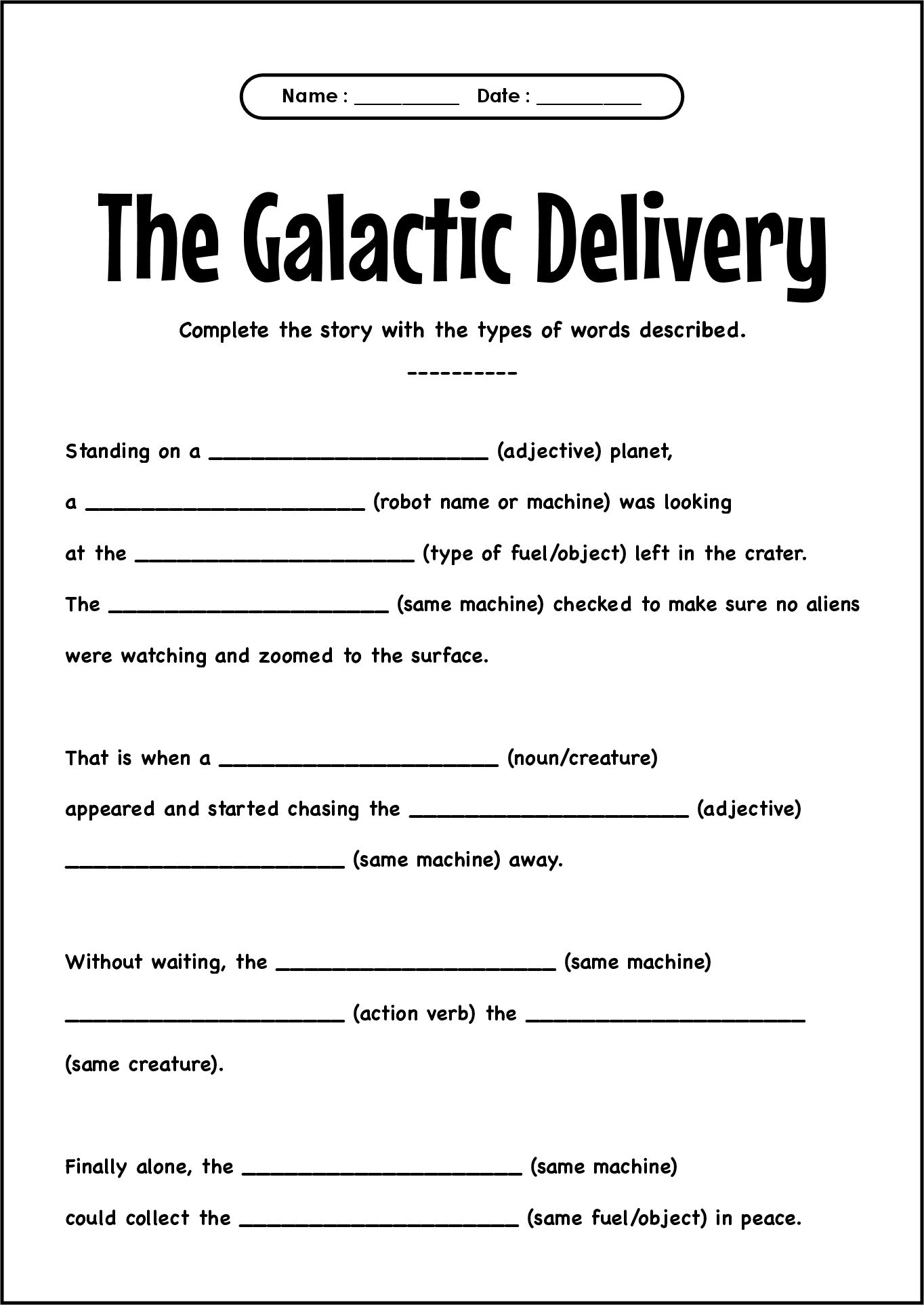 2nd Grade ELA Worksheets