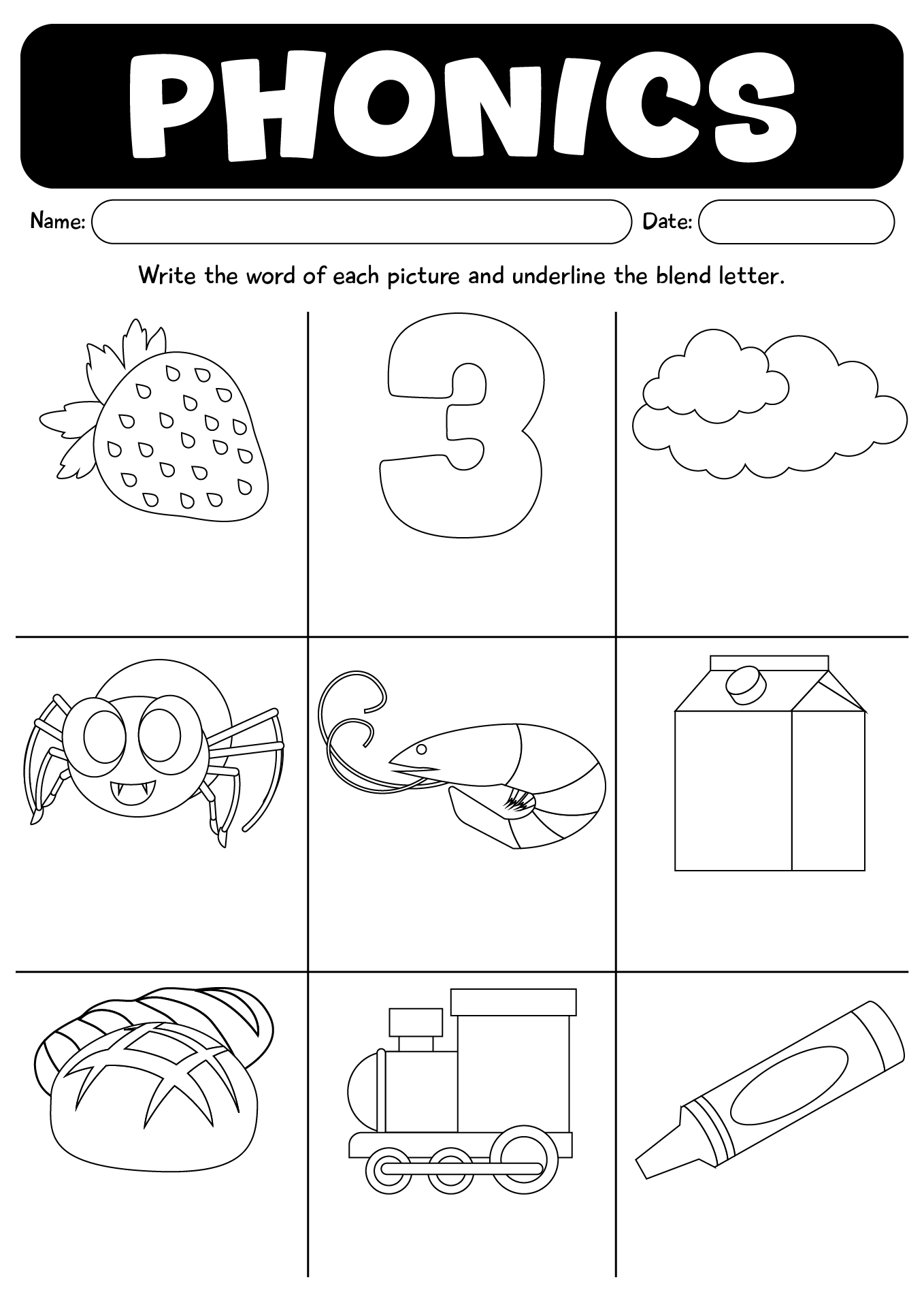 2nd Grade Elementary Phonics Worksheets