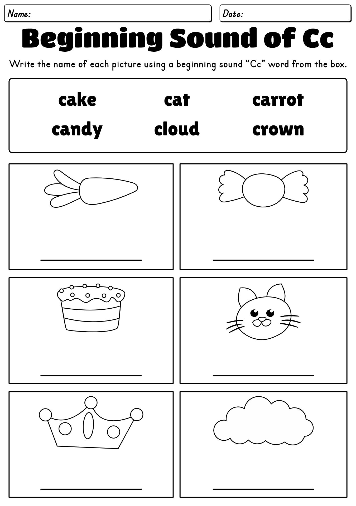 2nd Grade Phonics Worksheets Template