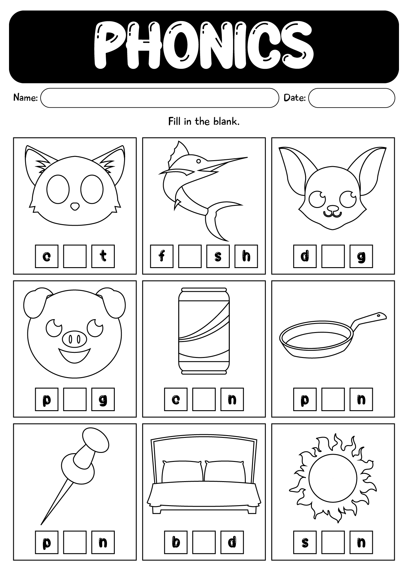 Grade 2 Phonic Worksheets