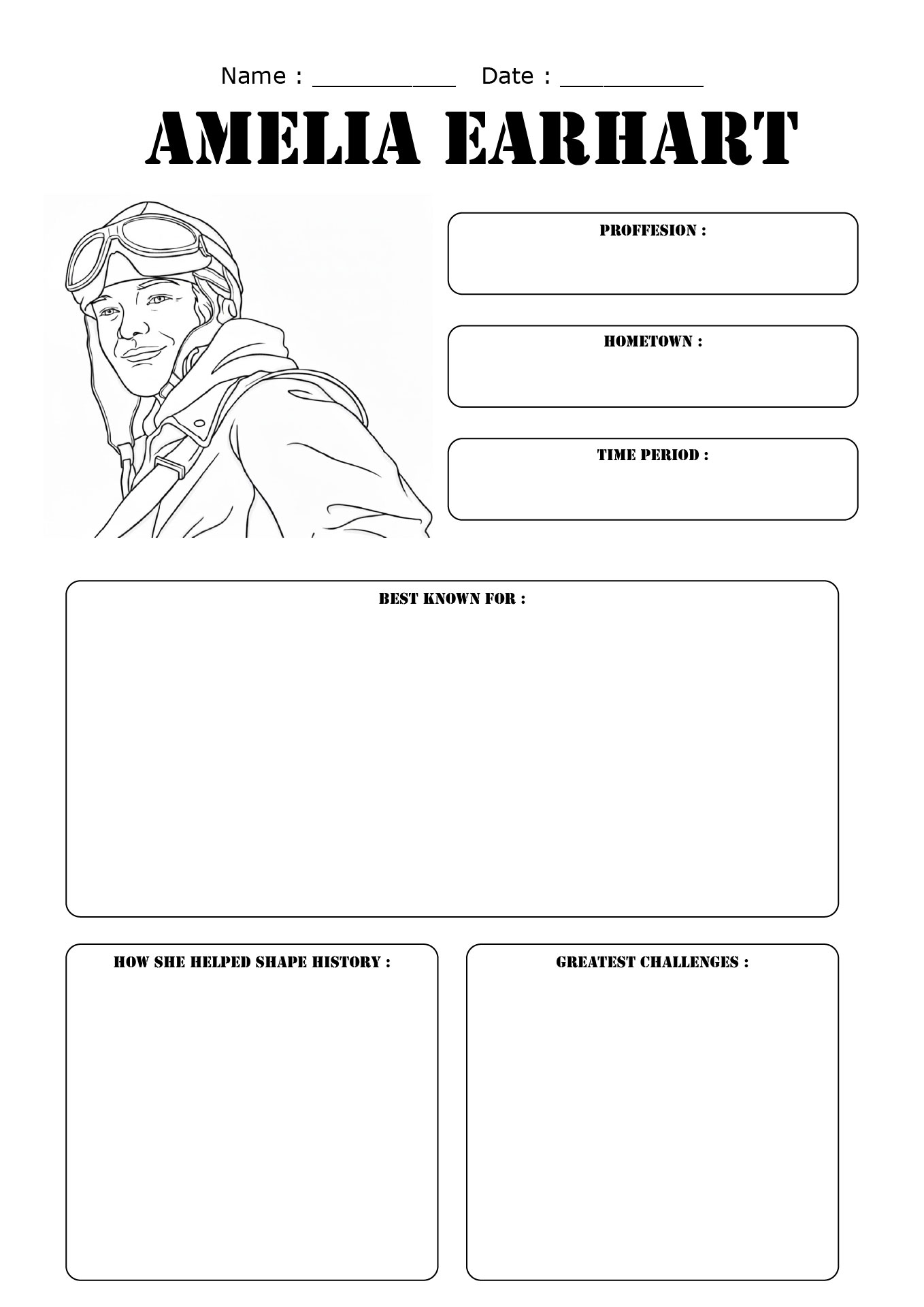 Historical Female Leaders Worksheet Pack