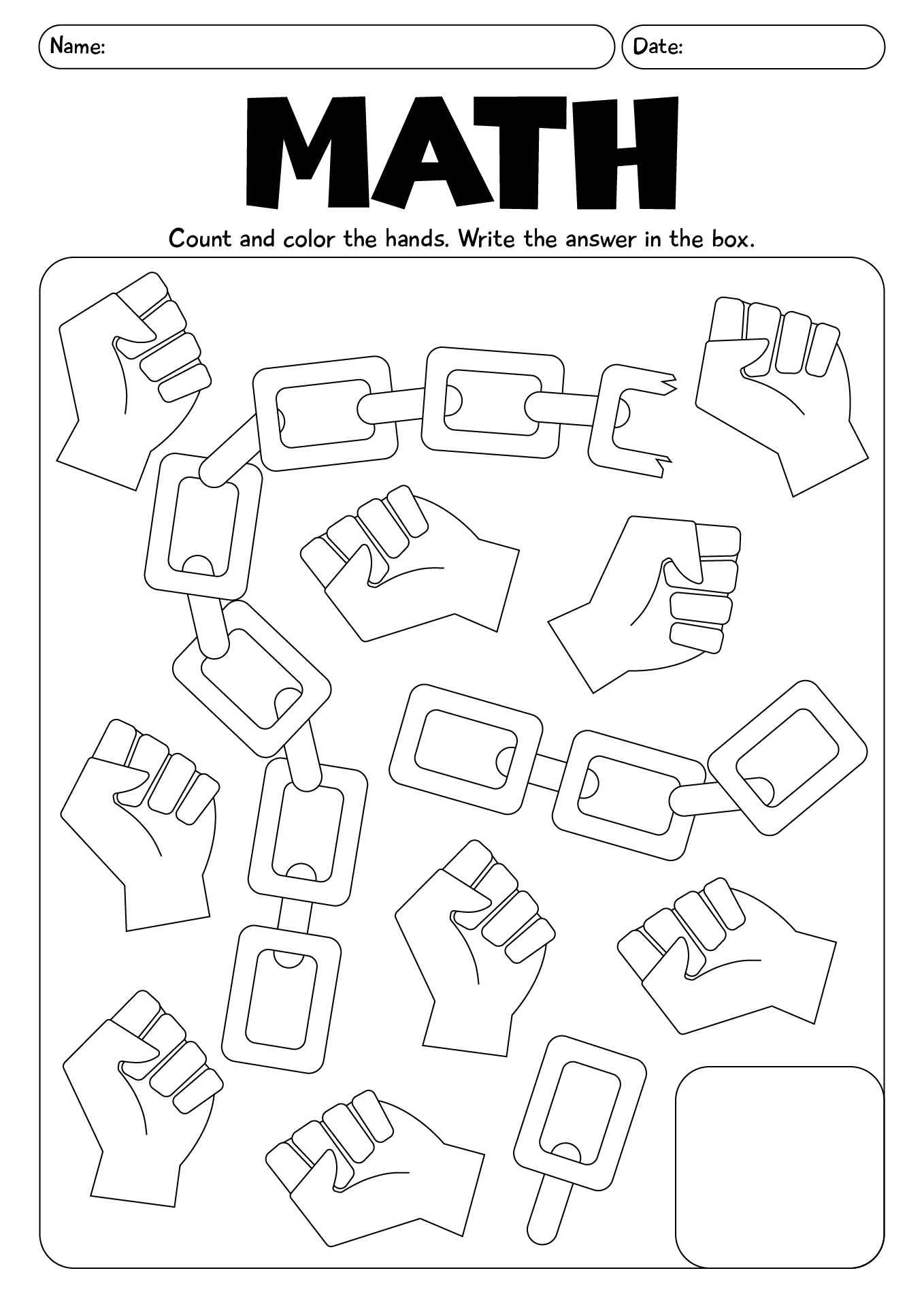 Math Worksheet For Black Month History