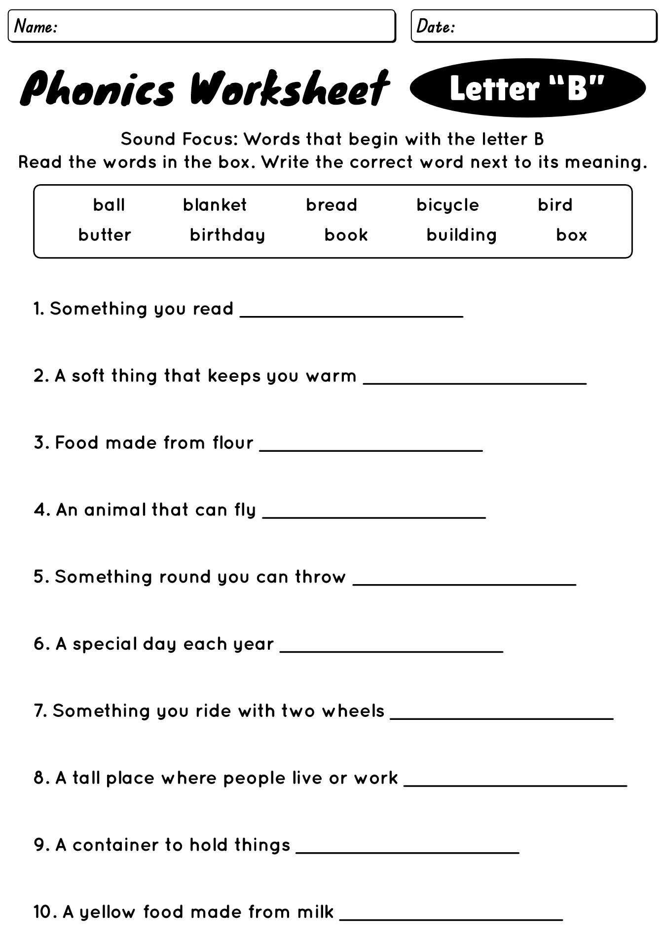 Phonics Activities for 4th Grade