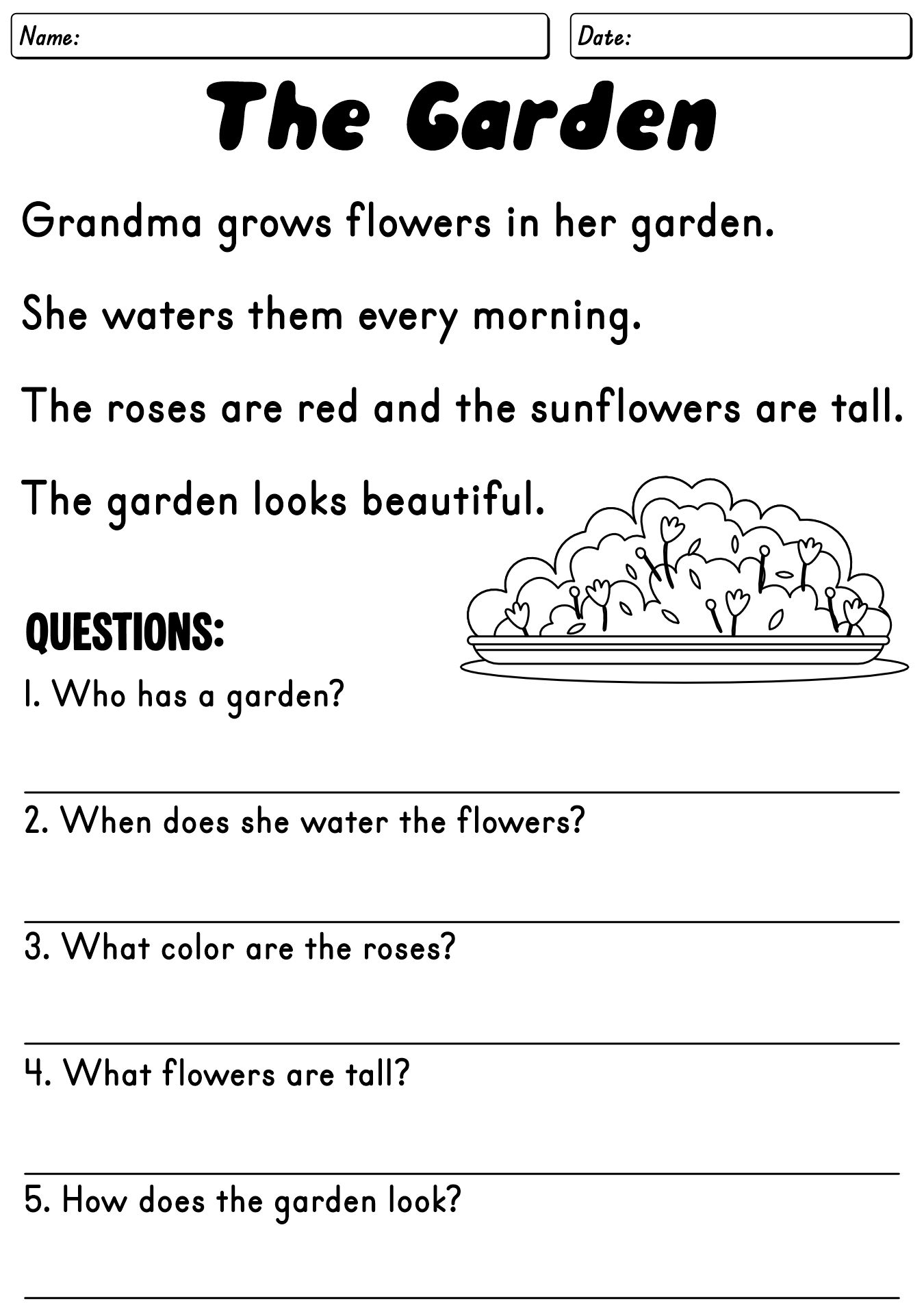 Reading Activities for Second Graders