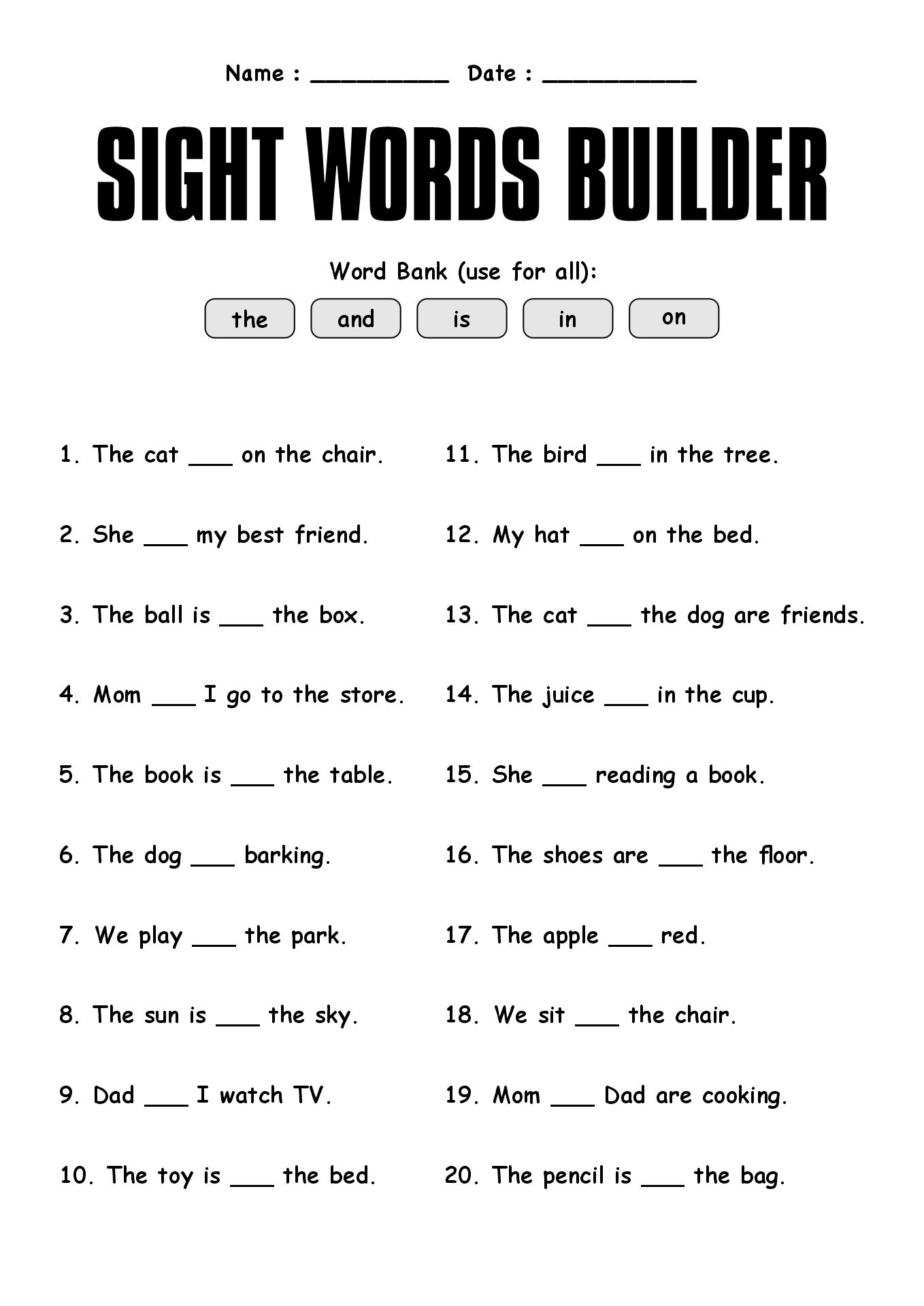 2nd Grade Reading Skill Builders