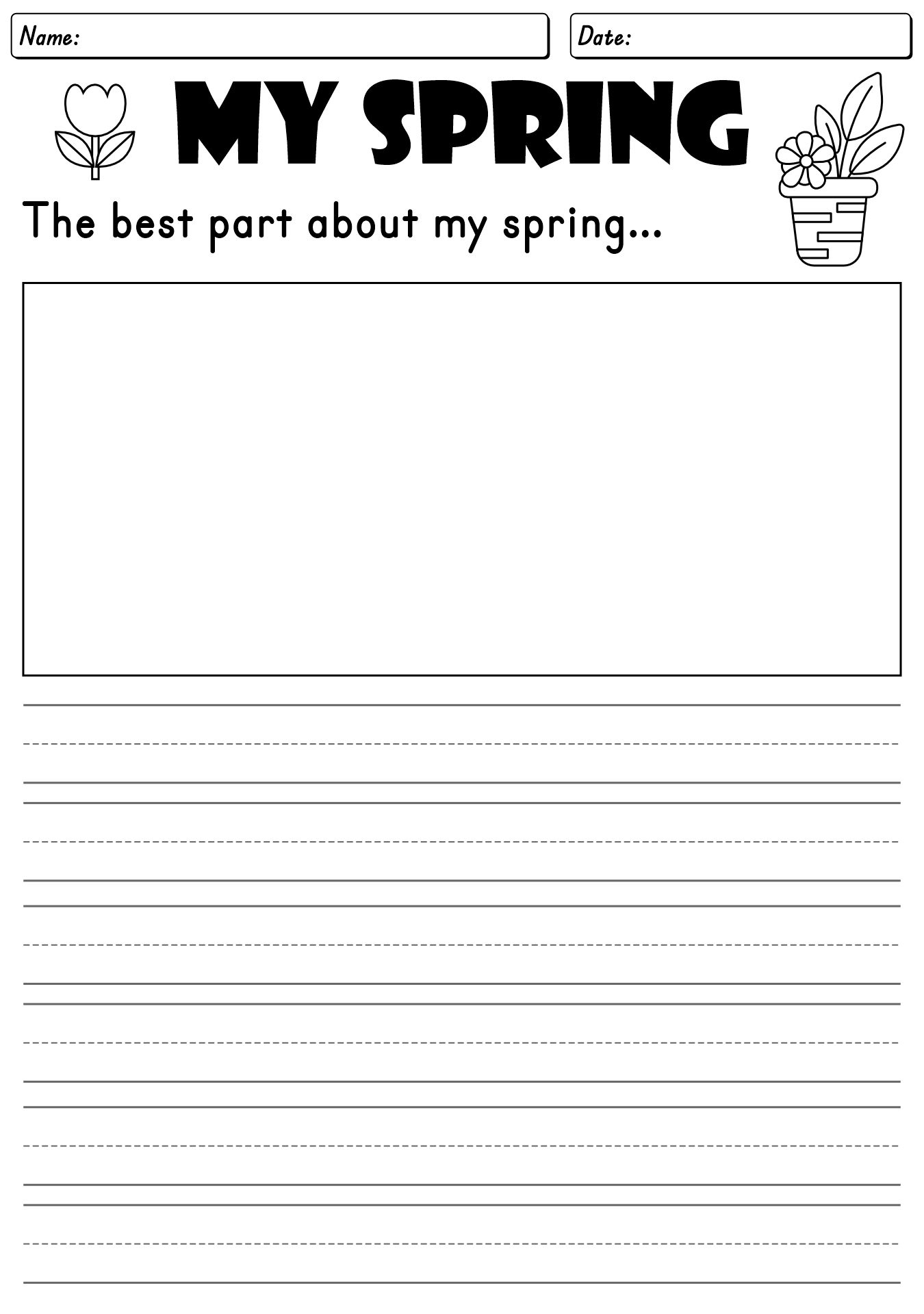First Grade Writing Prompts Worksheets