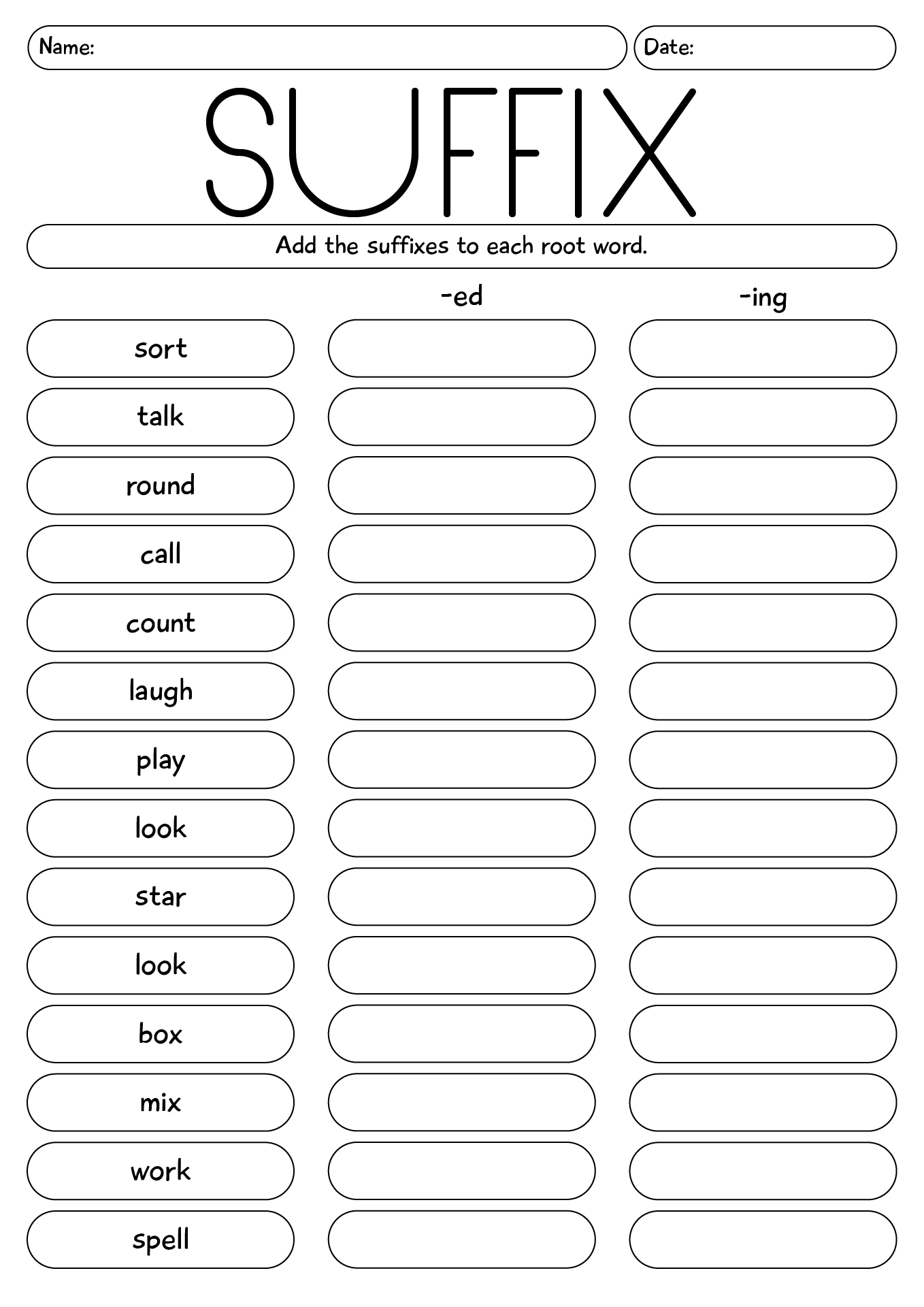 Printable 2nd Grade ELA Worksheets