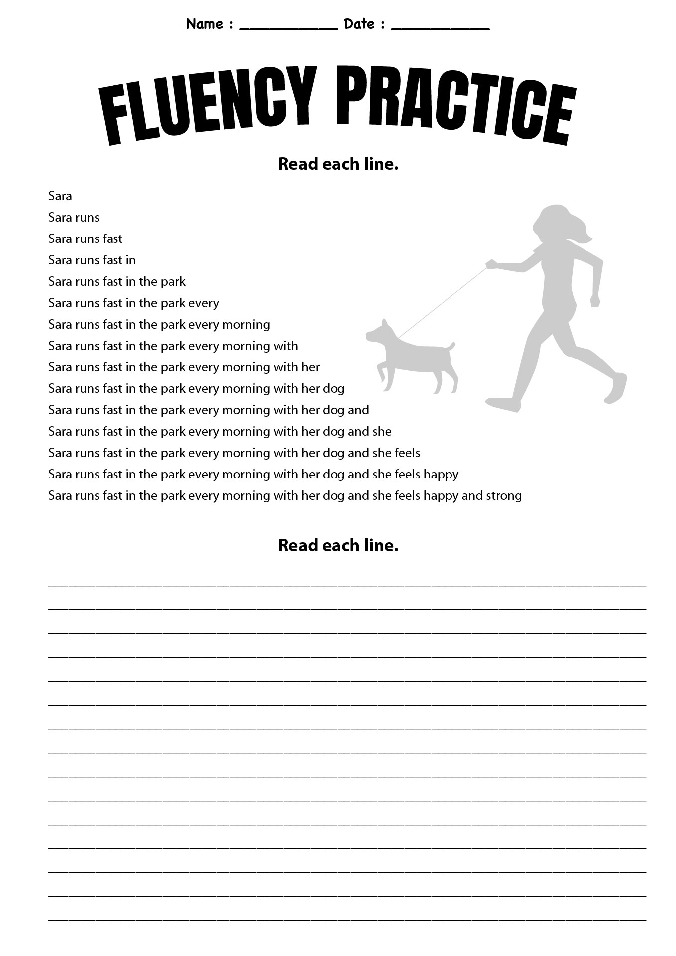 Second Grade Reading Fluency Exercises