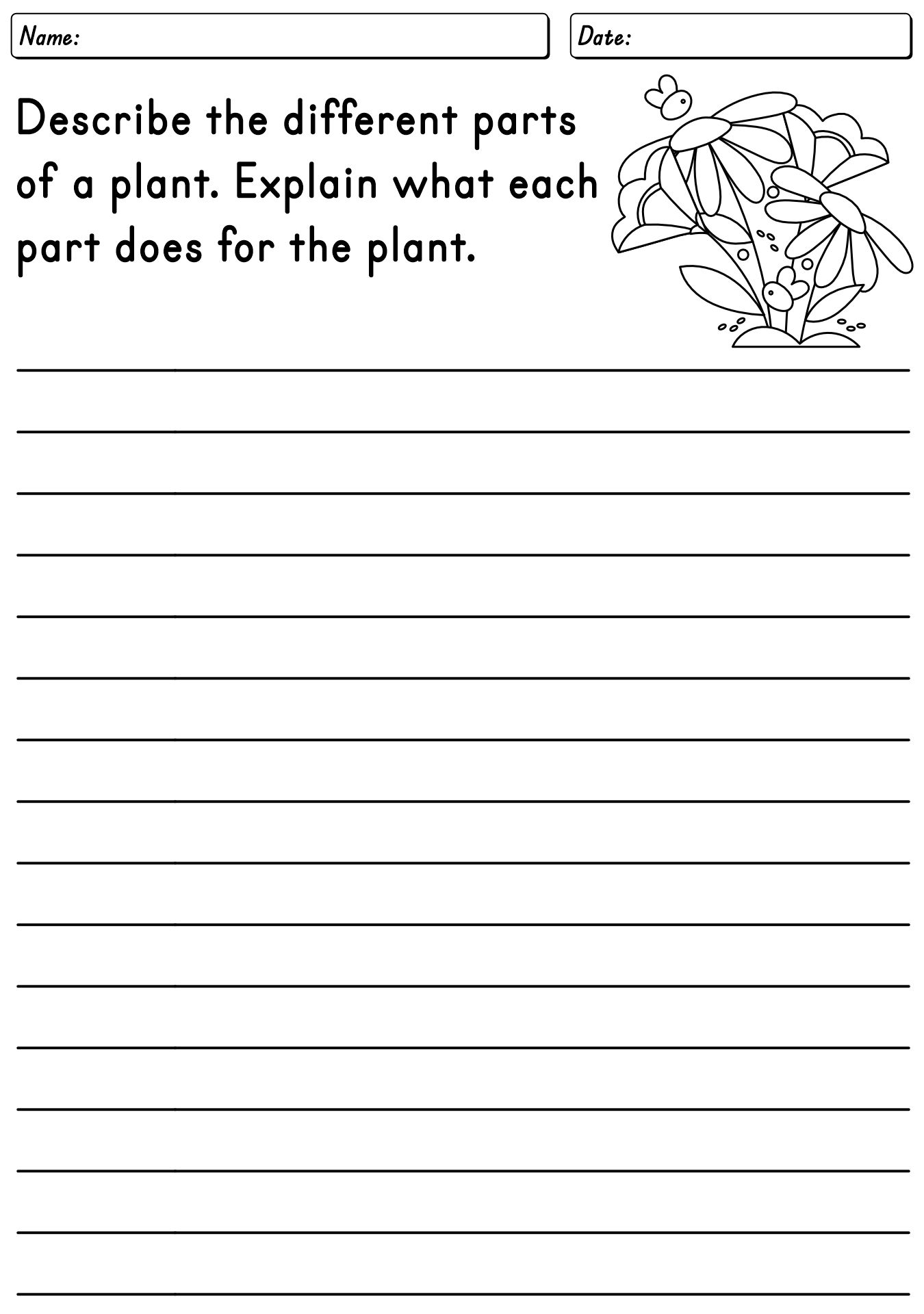 Spring Writing Mini-Prompts