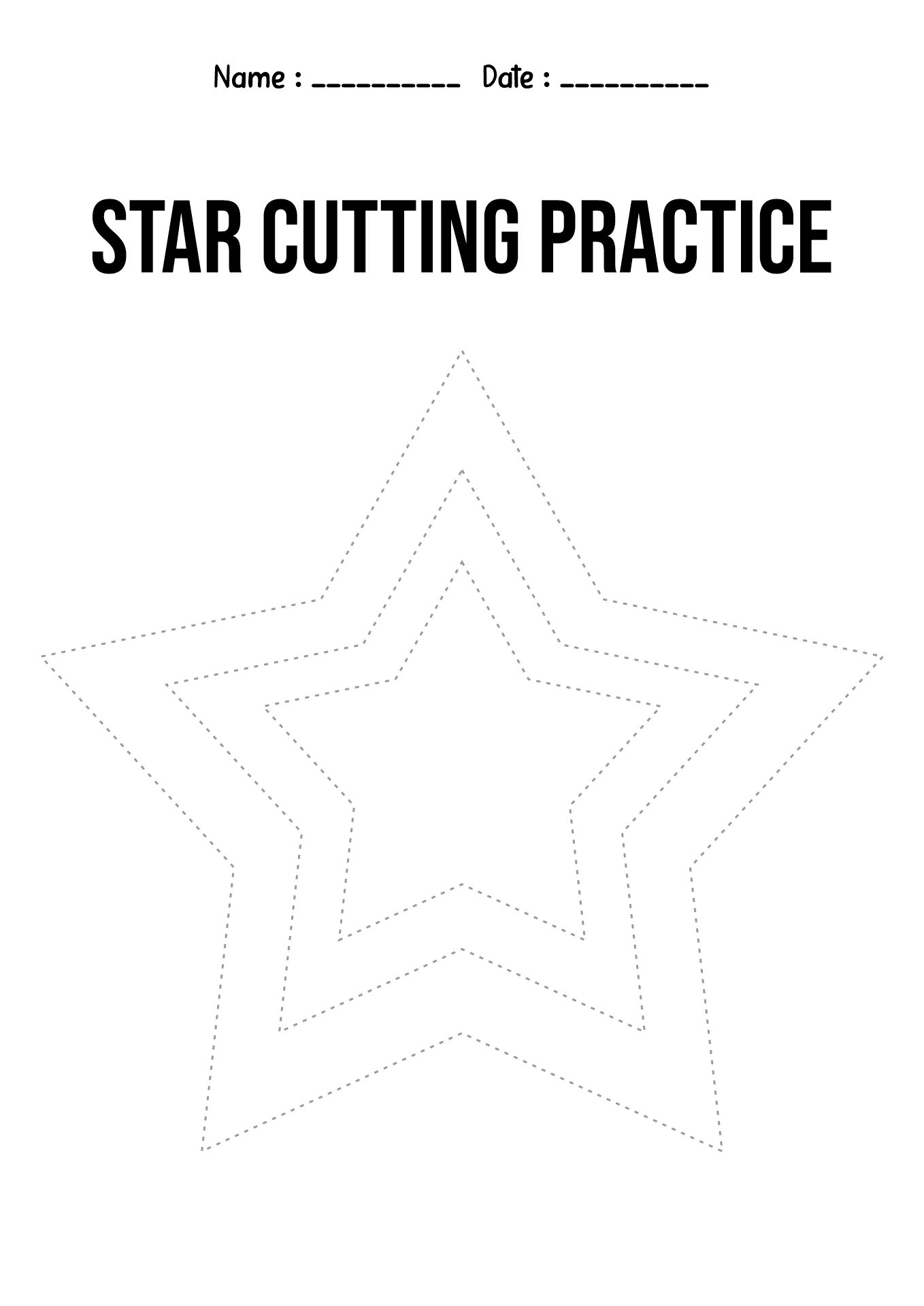 Super Fun Cutting Worksheets for Preschool