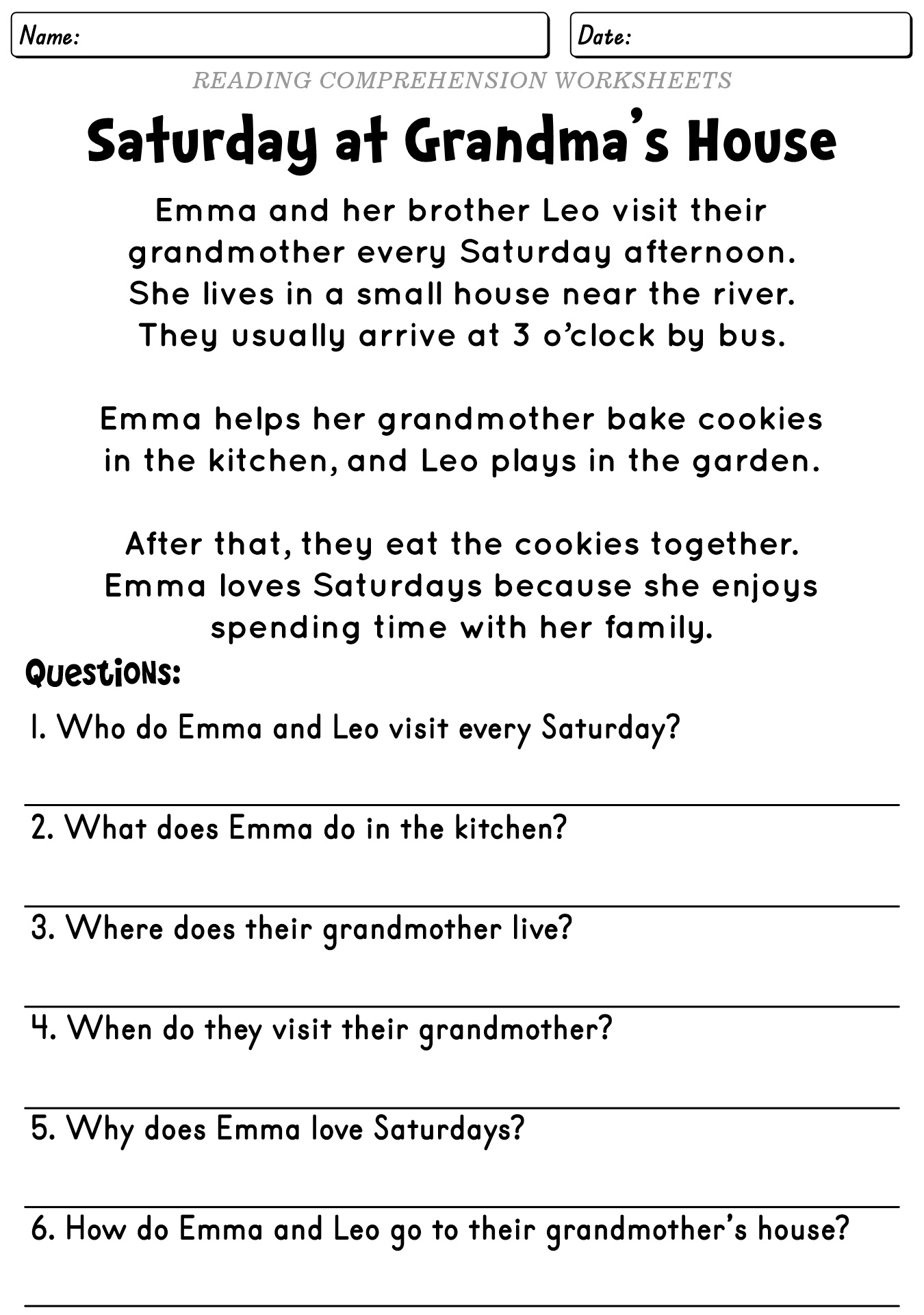 WH Questions Worksheets For Kindergarten