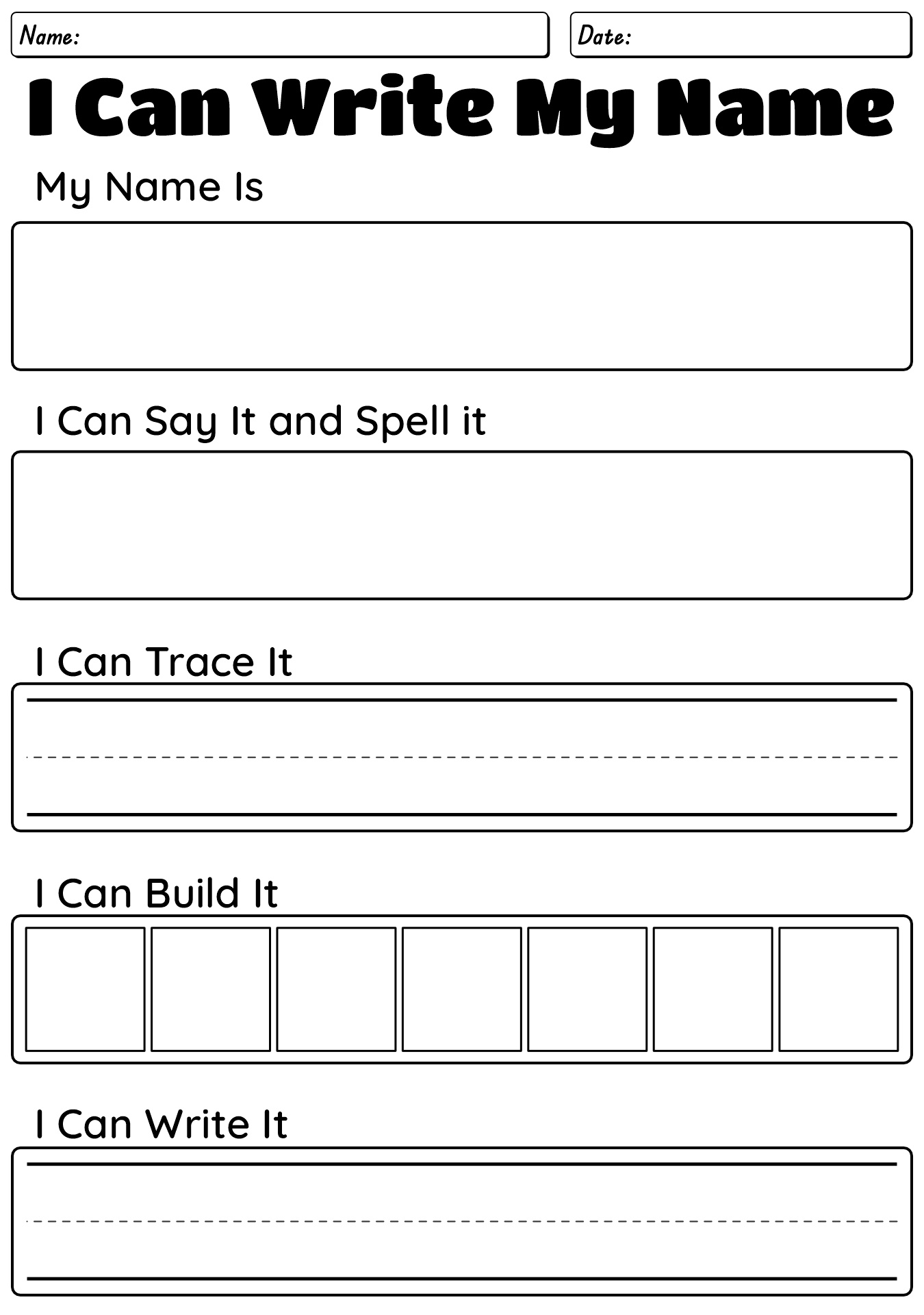 Writing Worksheets -for 1st Grade