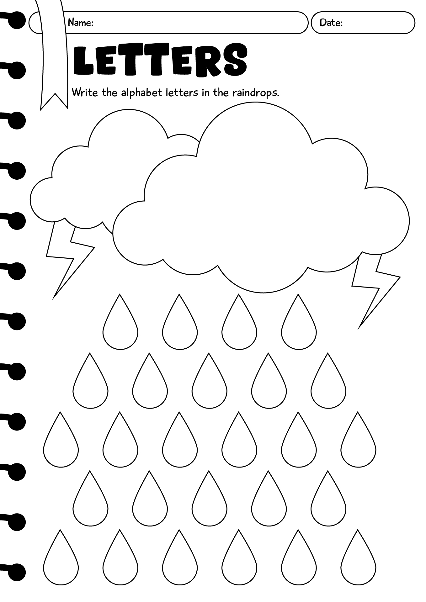 Fun Printable Kindergarten Worksheets