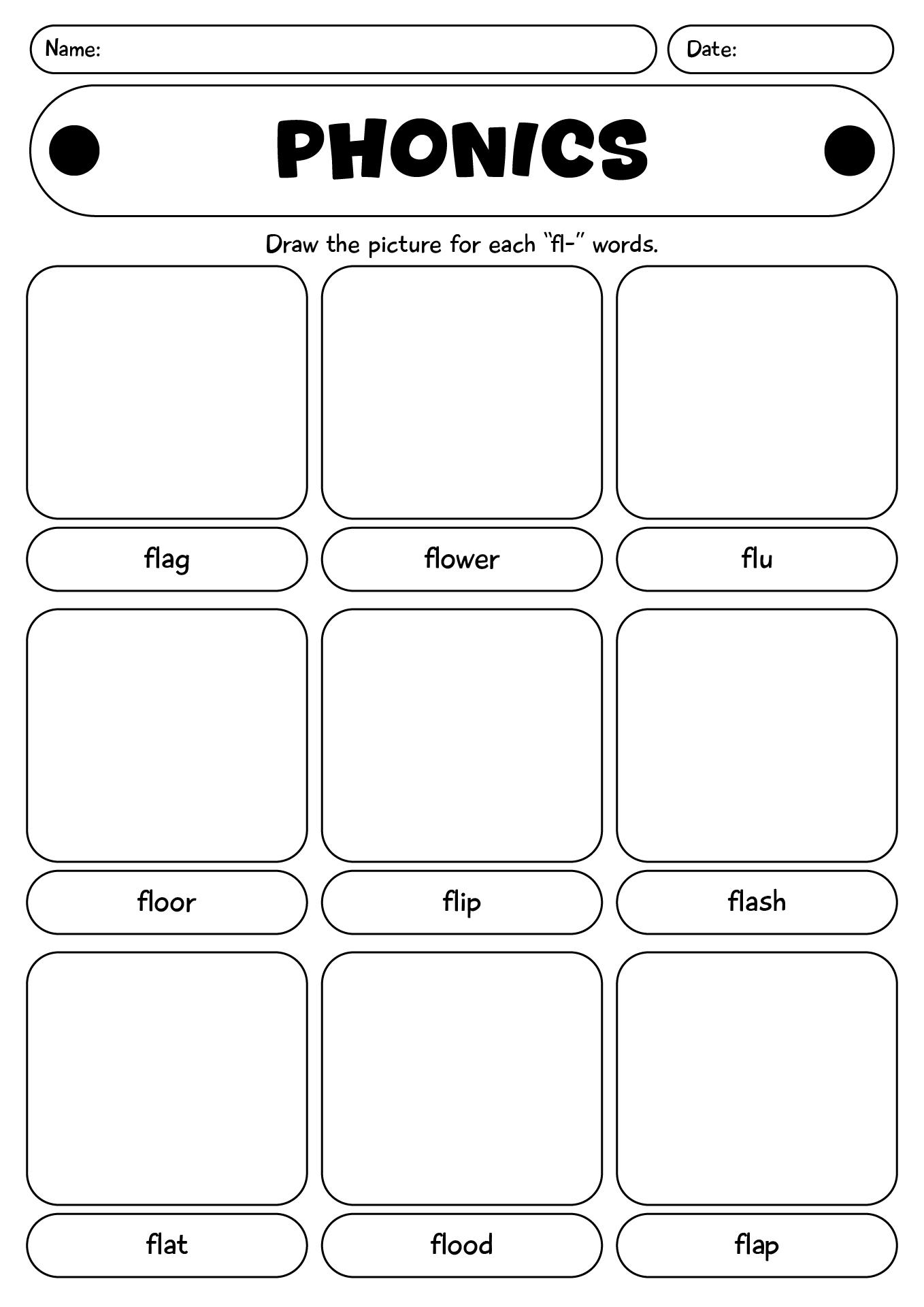Grade 1 Phonics Practice Worksheets