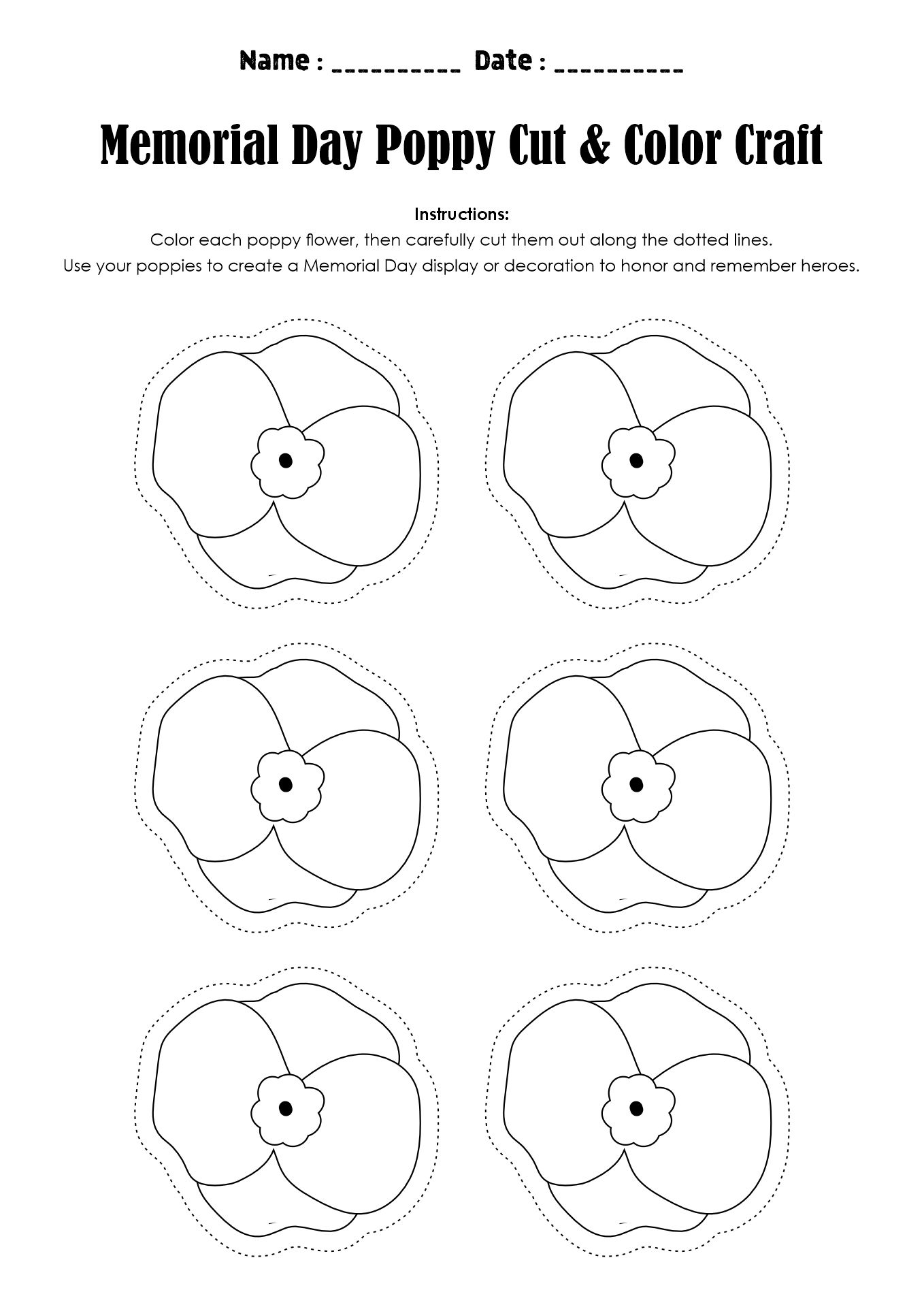 Memorial Day Activities for Kids