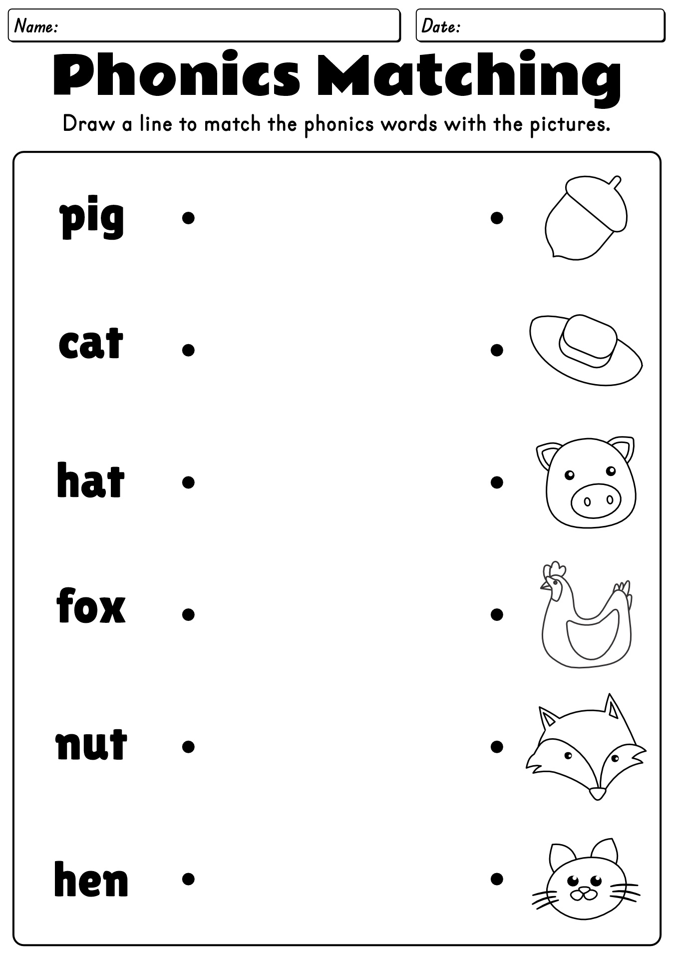 Phonics Printable For 3rd Grade Practice
