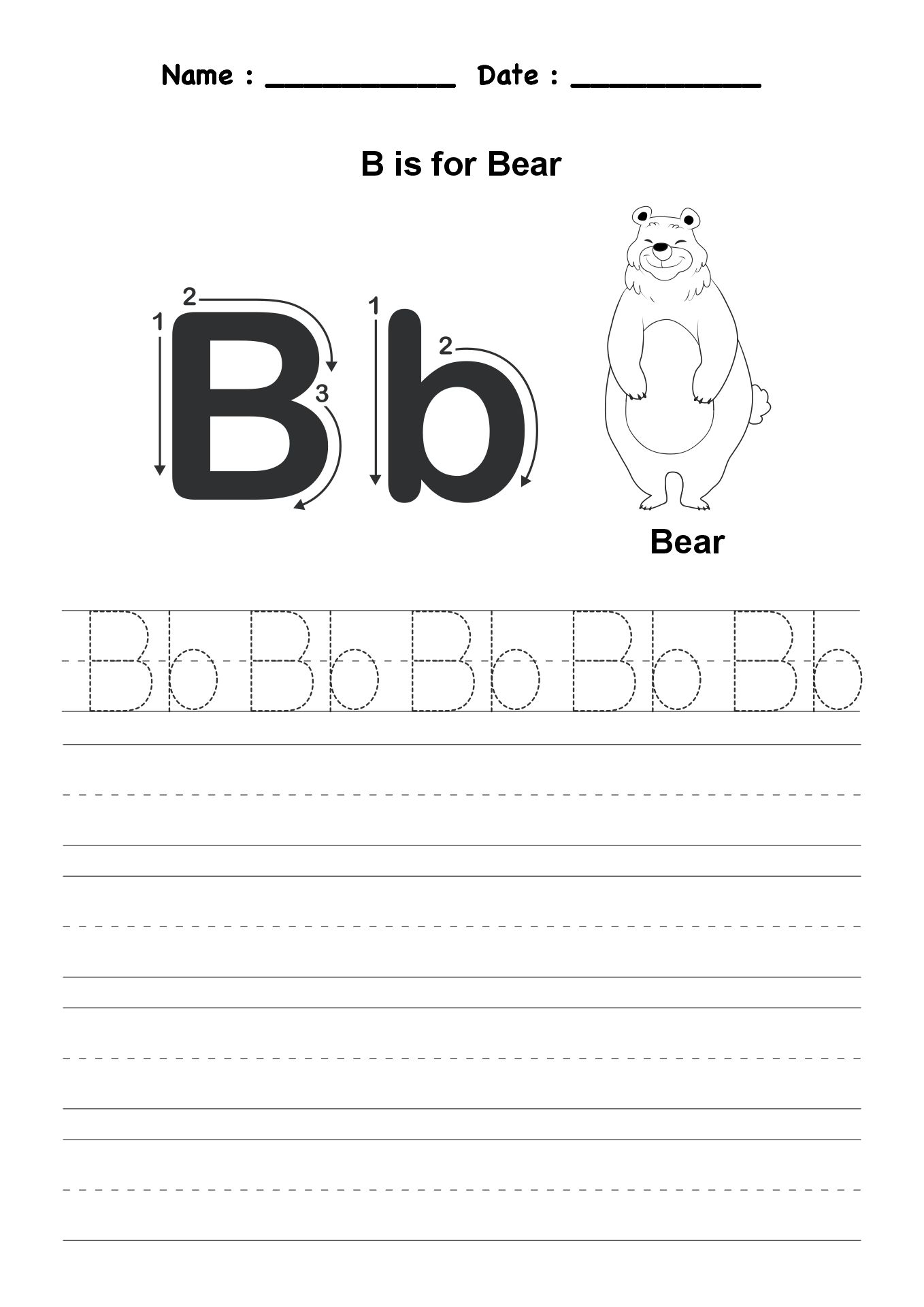 Practice Writing ABCs Worksheets for Preschoolers